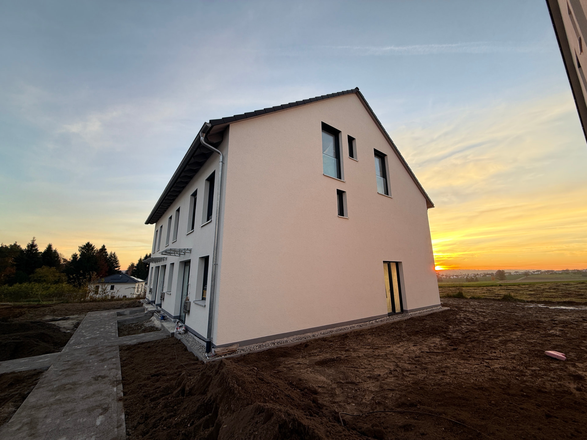 Neubauprojekt, 16 Doppelhaushälften – Horgau