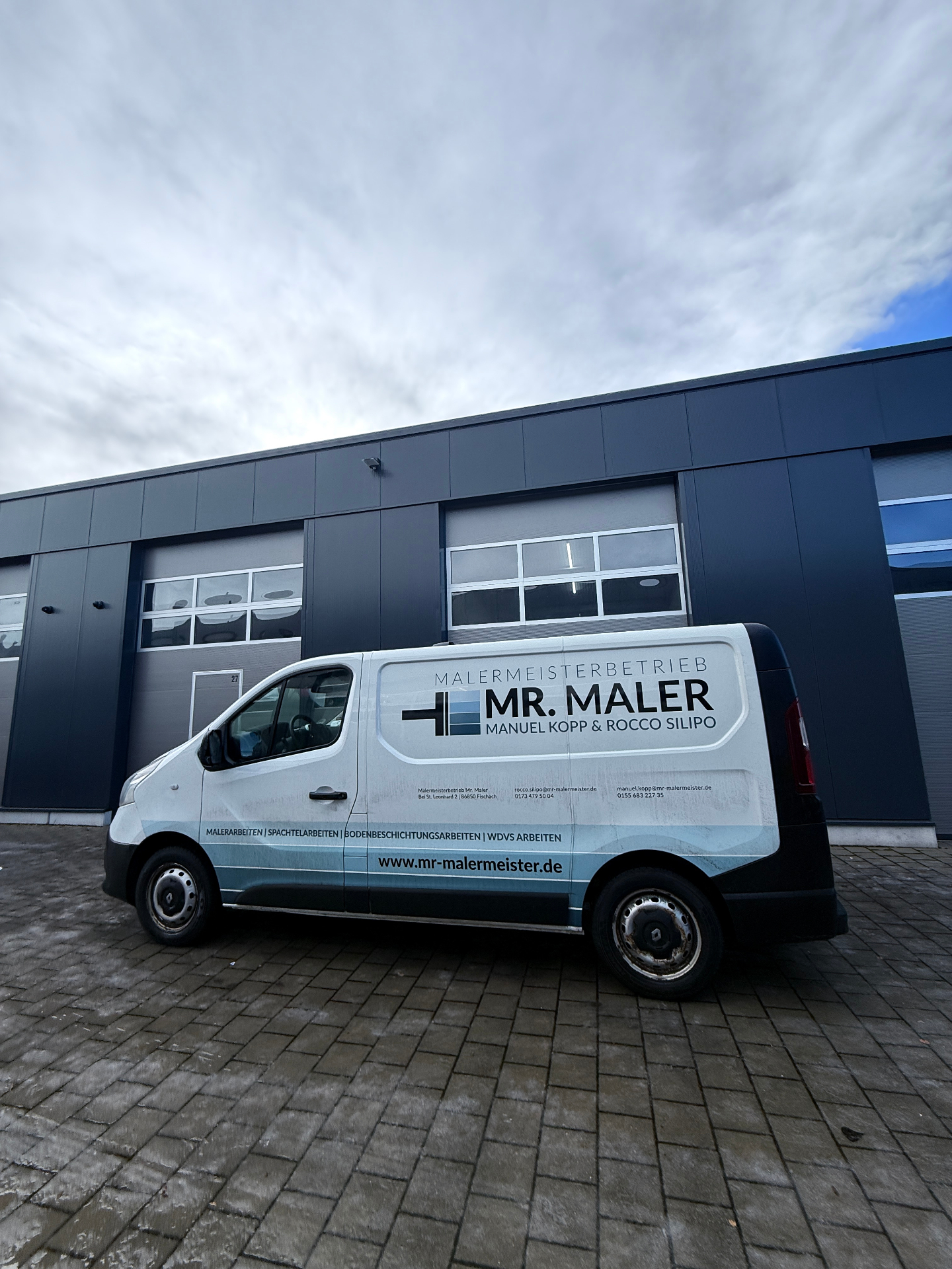 Firmenwagen von Mr. Maler Malermeisterbetrieb